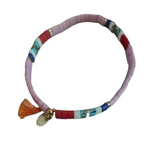 Shashi Tile Bracelet multi colored Bohemian